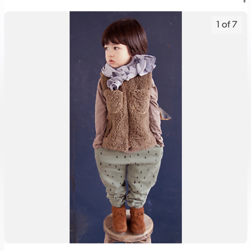 Bobochoses Fleece Teddy vest - brown